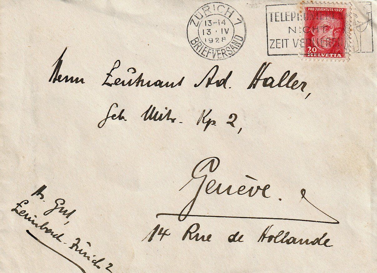 Alle Briefmarken: 1927 Pro Juventute J43 auf Brief – Gebraucht aus Arlesheim von gaugi43