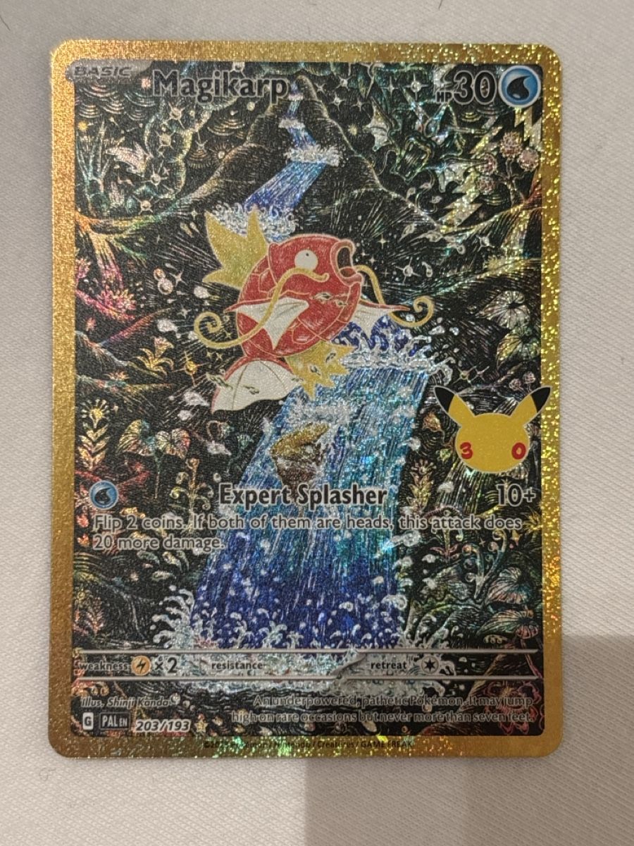 Pokemon Karte Magikarp Gold 30 Celebrations (Neu (gemäss Beschreibung ...