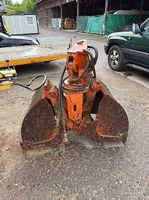 Bagger Schalengreifer mit Drehmotor, ex Bagger 10 T