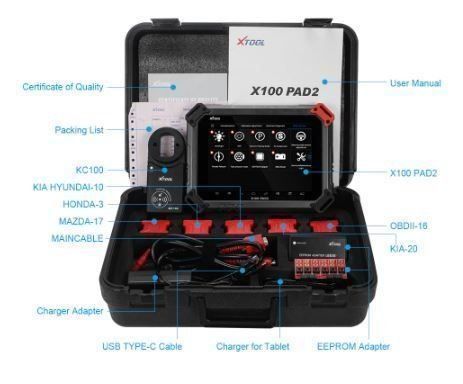Tutti gli attrezzi: X100 Pad2 Profi Auto Diagnose Gerät OBD2 – Nuovo e nell'imballaggio originale da Chur venduto da P0WER 8