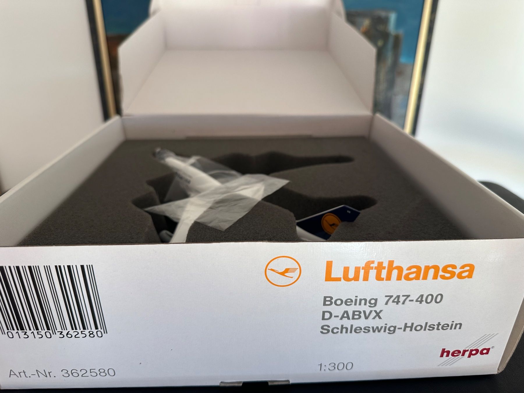 Herpa Kit di modellismo & Modellini statici: Boeing 747-400 Lufthansa, D-ABVX, 1:300, Edition Limitée – Nuovo e nell'imballaggio originale da Crans-Montana venduto da pil_dg6k 2