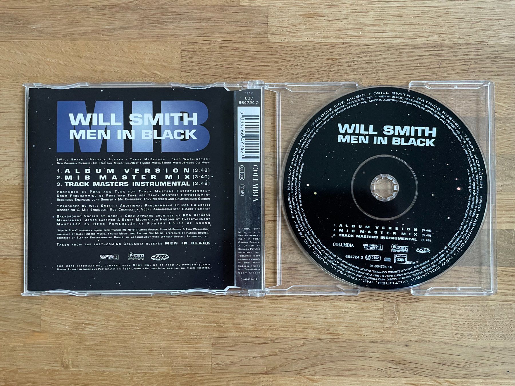 CD: CD / Single - Will Smith - Men in Black - 1997 – Usato da Winterthur venduto da Secondhand-Family 3