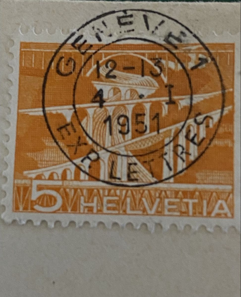 Alle Briefmarken: Cartes postales et enveloppes - Suisse – Gebraucht aus Petit-Lancy von Solcarm 2