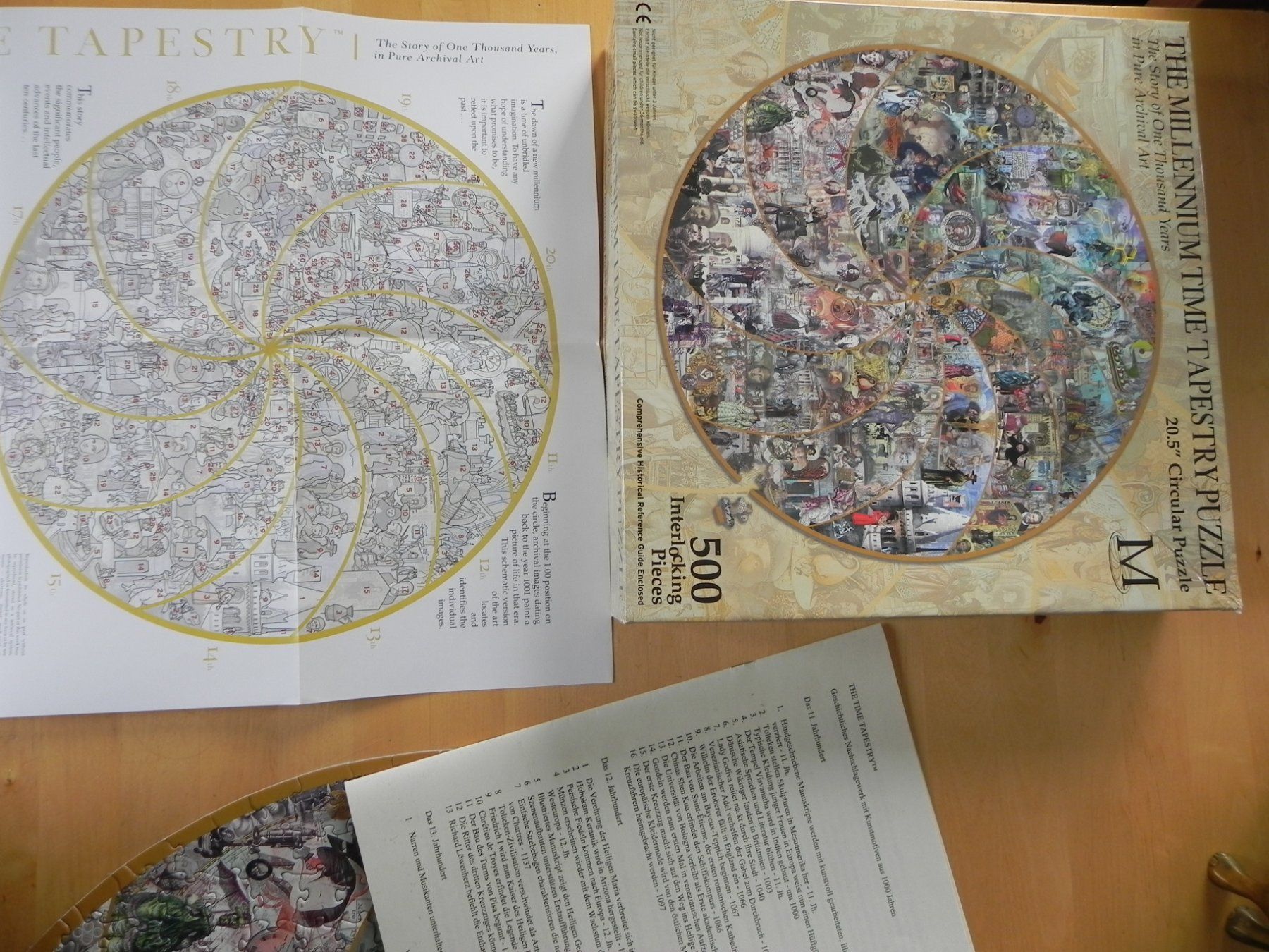 Puzzles: Puzzle rund 500 Teile Kunstmotiven – D'occasion à Stallikon par pcerny16 5