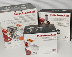 Kitchen Aid Set mit Zubehör zum Schneiden Zerkleinern Reiben