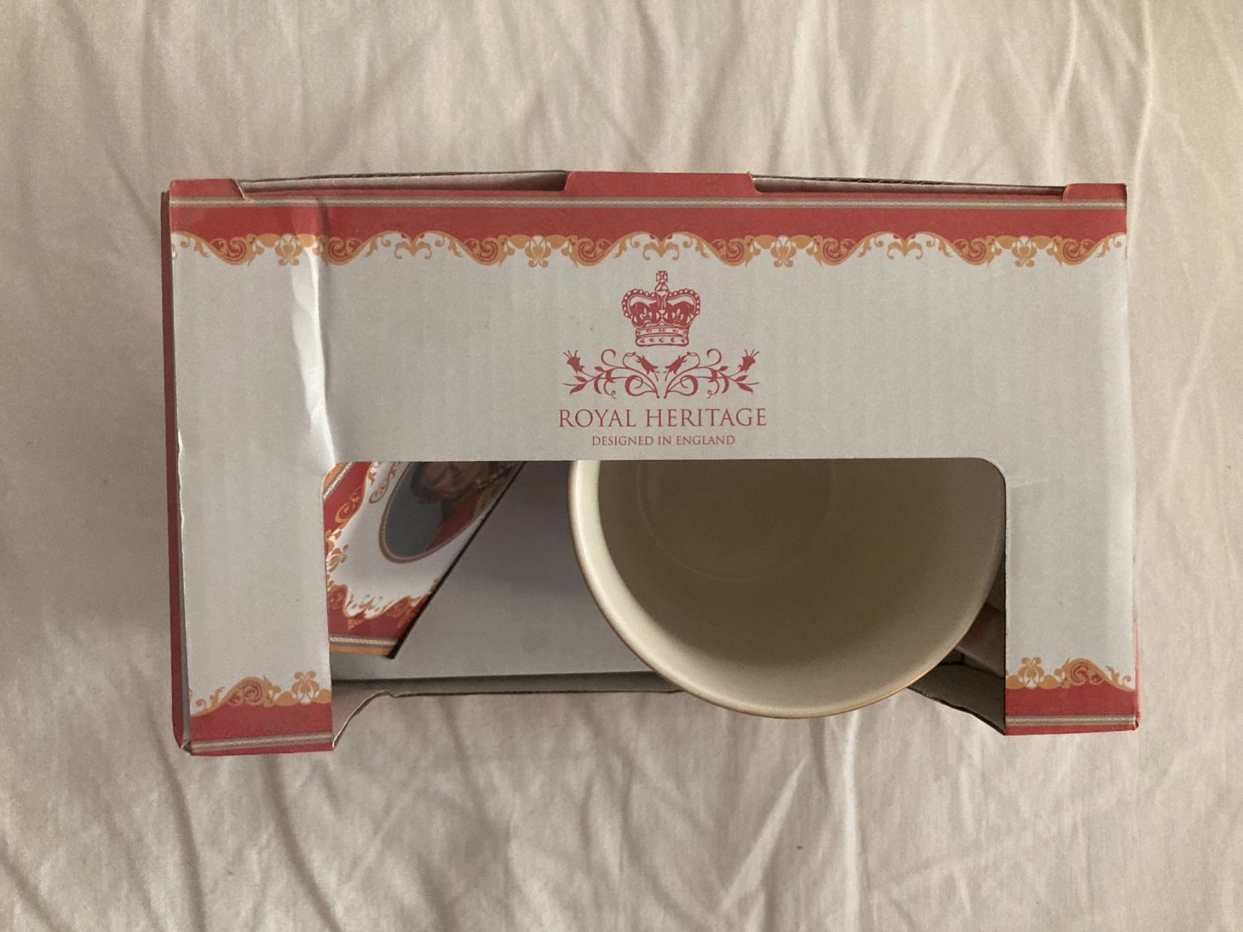 Tazze: Teetasse mit Untersatz von King Charles – Nuovo e nell'imballaggio originale da Kirchlindach venduto da roland0101 1