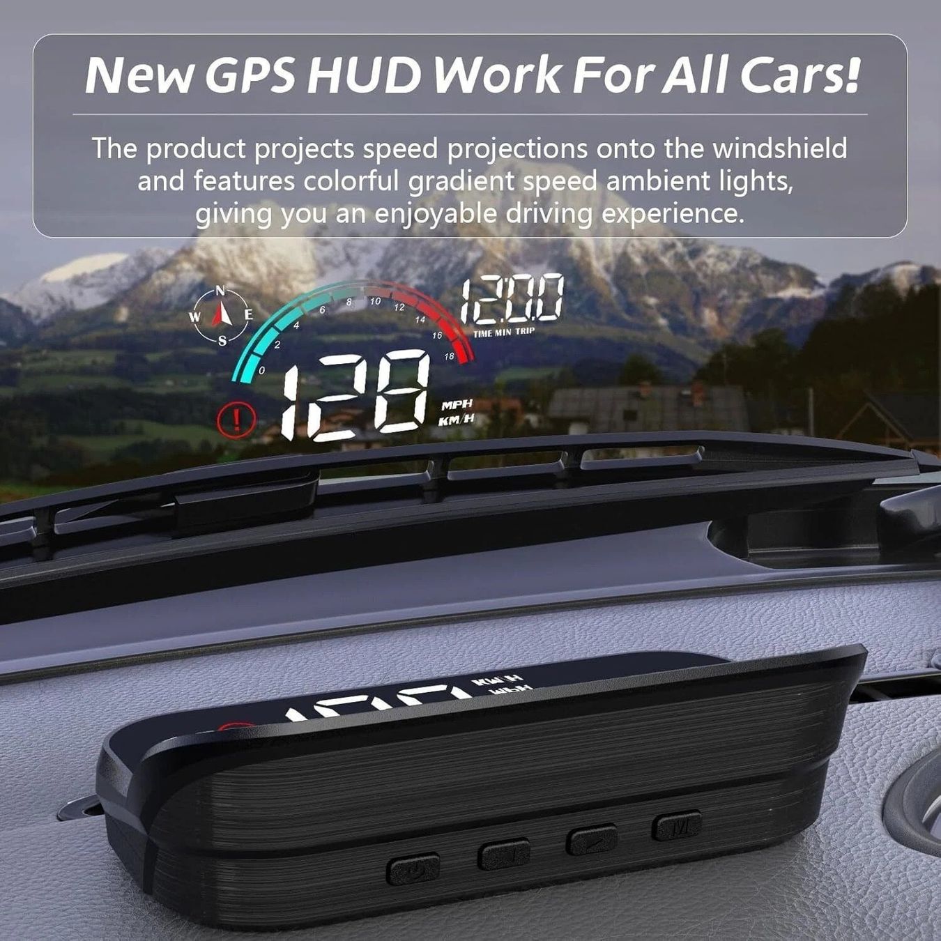 Accessori per altri veicoli: HUD  GPS Head Up Display Auto Tachometer Windschutzscheibe – Usato da Kirchdorf AG venduto da csnmclub