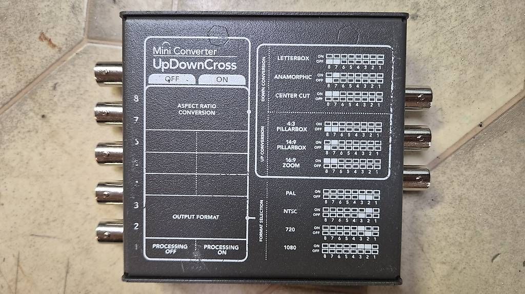 Blackmagic Konverter: Blackmagic Mini Converter Up down Cross SDI Splitter – Gebraucht aus Hohenrain von Sven848 2