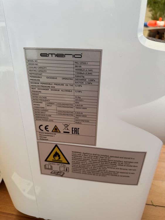 Emerio Klimagerät 3in1 - Kühlung für den Sommer! 6