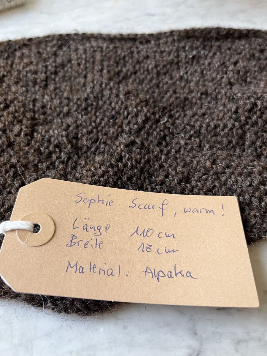 Foulard & Sciarpe: warmer Sophie Scarf aus Alpaka – Nuovo (secondo la descrizione) da Zürich venduto da fritz-werk 3