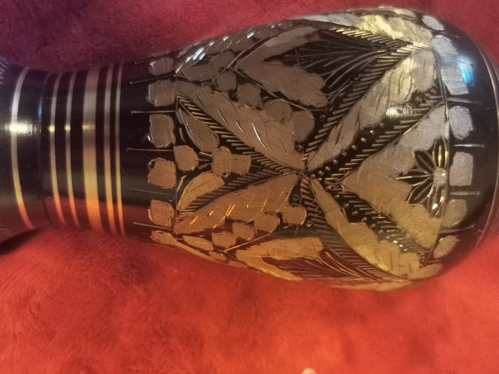 Vasi & Recipienti: Vase mit goldenen Ornamenten – Usato da Mellingen venduto da fra_g7y8 4