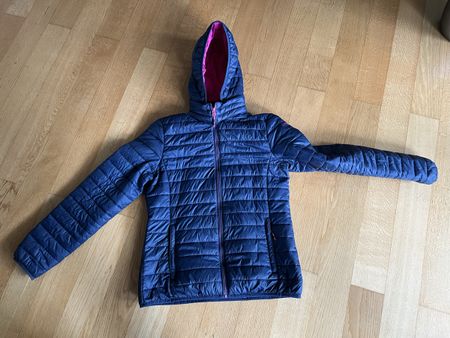 CMP Daunenjacke blau pink Grösse M