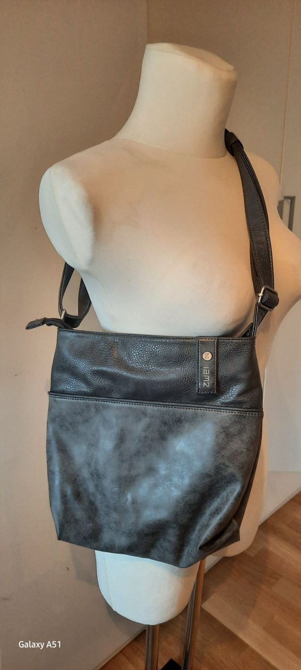 Zwei Borse da donna: ***ZWEI*** Umhängetasche grau – Usato da Wädenswil venduto da H2H_Secondhandshop 1