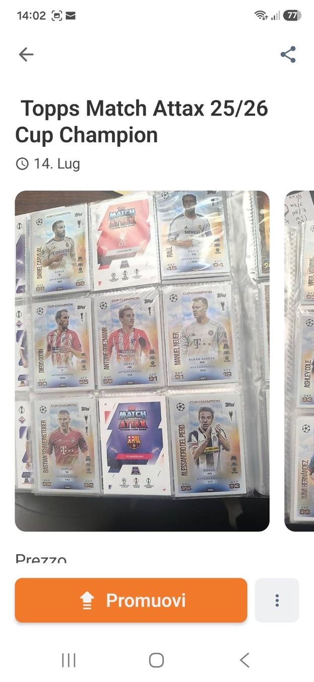 Topps Carte collezionabili: Topps Match Attax 25/26 – Usato da Giubiasco venduto da isa_96bg 2