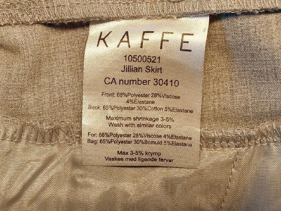 Gonne: Jupe Rock hellgrau KAFFE 46 neu – Nuovo (secondo la descrizione) da Köniz venduto da scopello12 5
