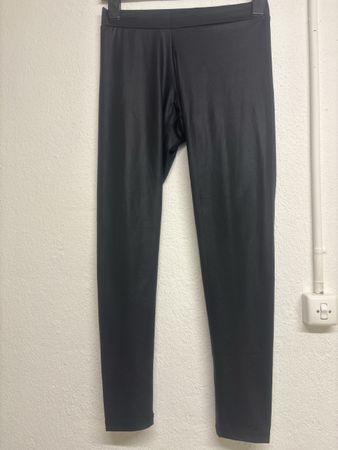 Hosen Pieces Kunstleder schwarz Grösse M/L