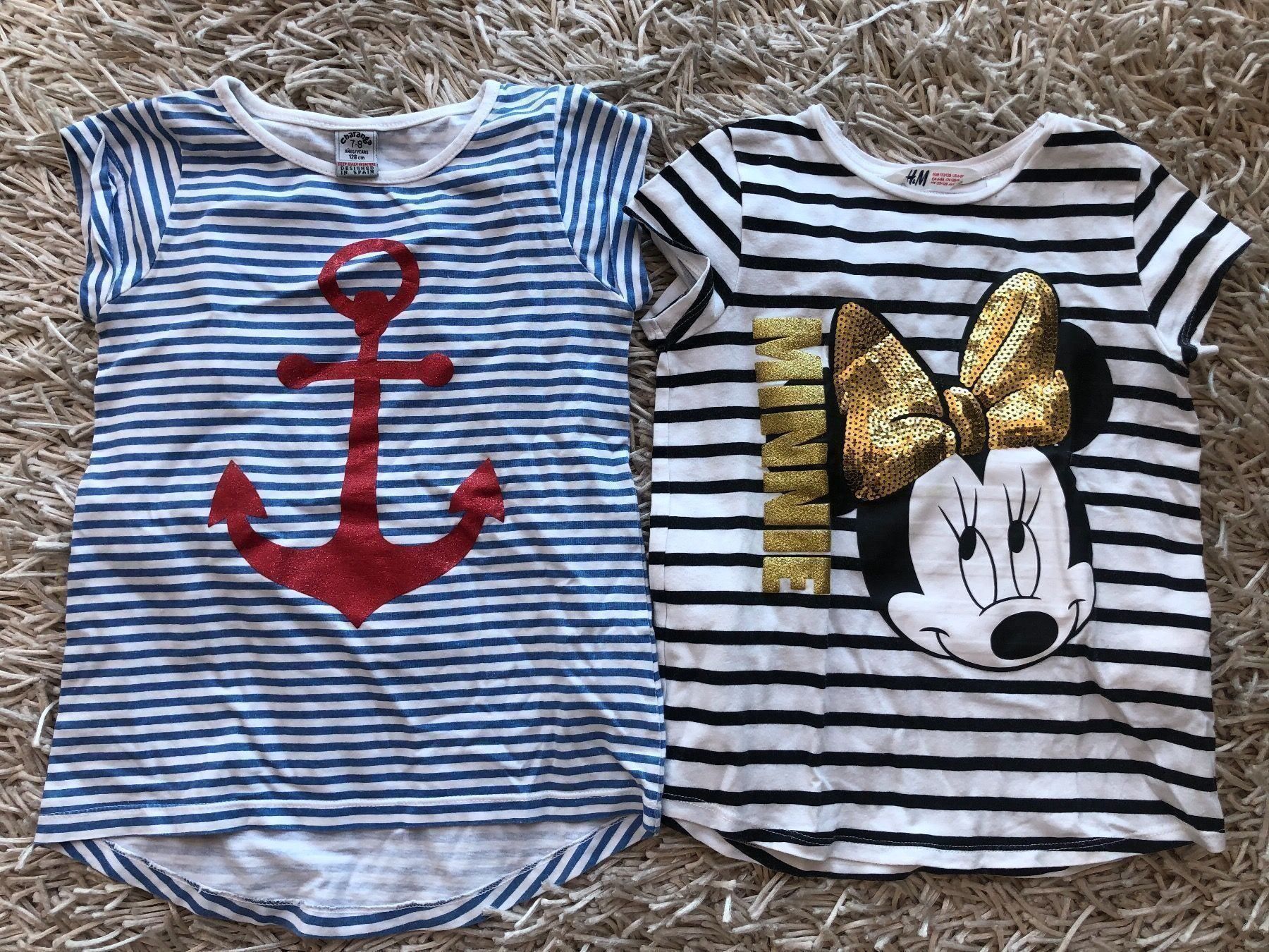 H&M Camicette, T-shirt & Top: 2 T-Shirts Gr. 122-128 – Usato da Baden venduto da lupa5400