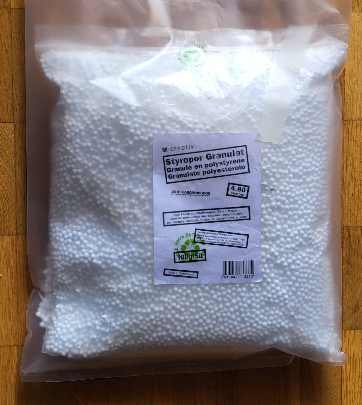 Füllmaterial: Styropor Granulat  – Gebraucht aus Winterthur von Baer49