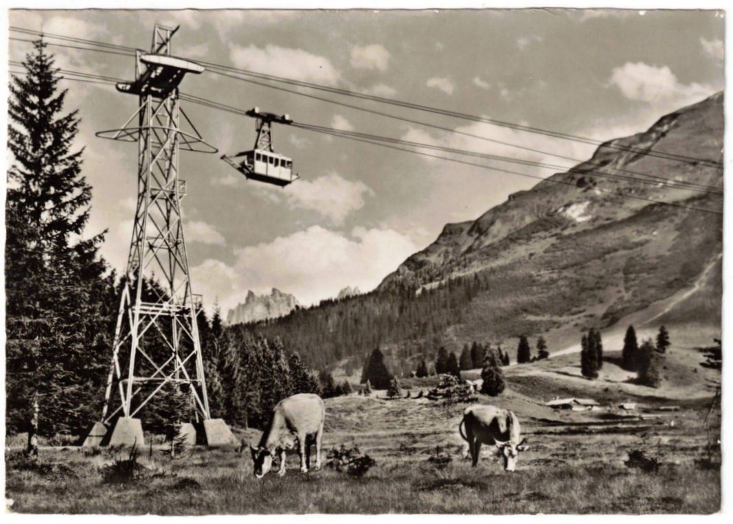 Cartoline postali: Engelberg - Luftseilbahn Gerschnialp--Trübsee – Usato da Binningen venduto da Mountainrider