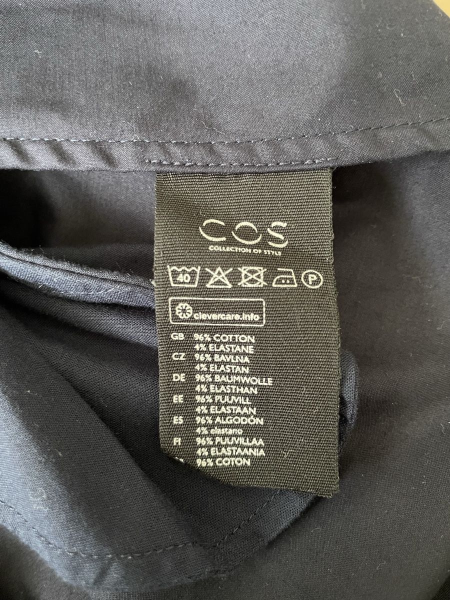Cos Vestiti: COS Kleid Dunkelblau Gr. 36 Baumwolle Oversized – Usato da Itingen venduto da Granini_93 3