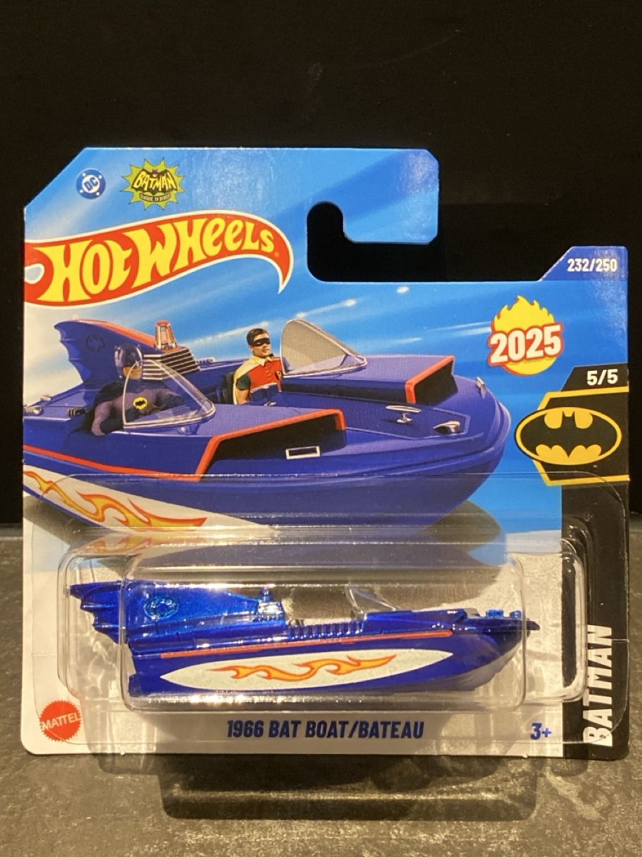 Hot Wheels Modellautos: Hot Wheels Batman 1966 Bat Boat/Bateau – Neu und originalverpackt aus Berg TG von dadukeschlufi