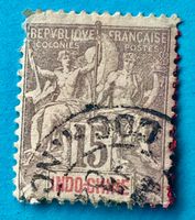 BRIEFMARKEN AUS  Indochina Schifffahrt und Handel GESTEMPELT