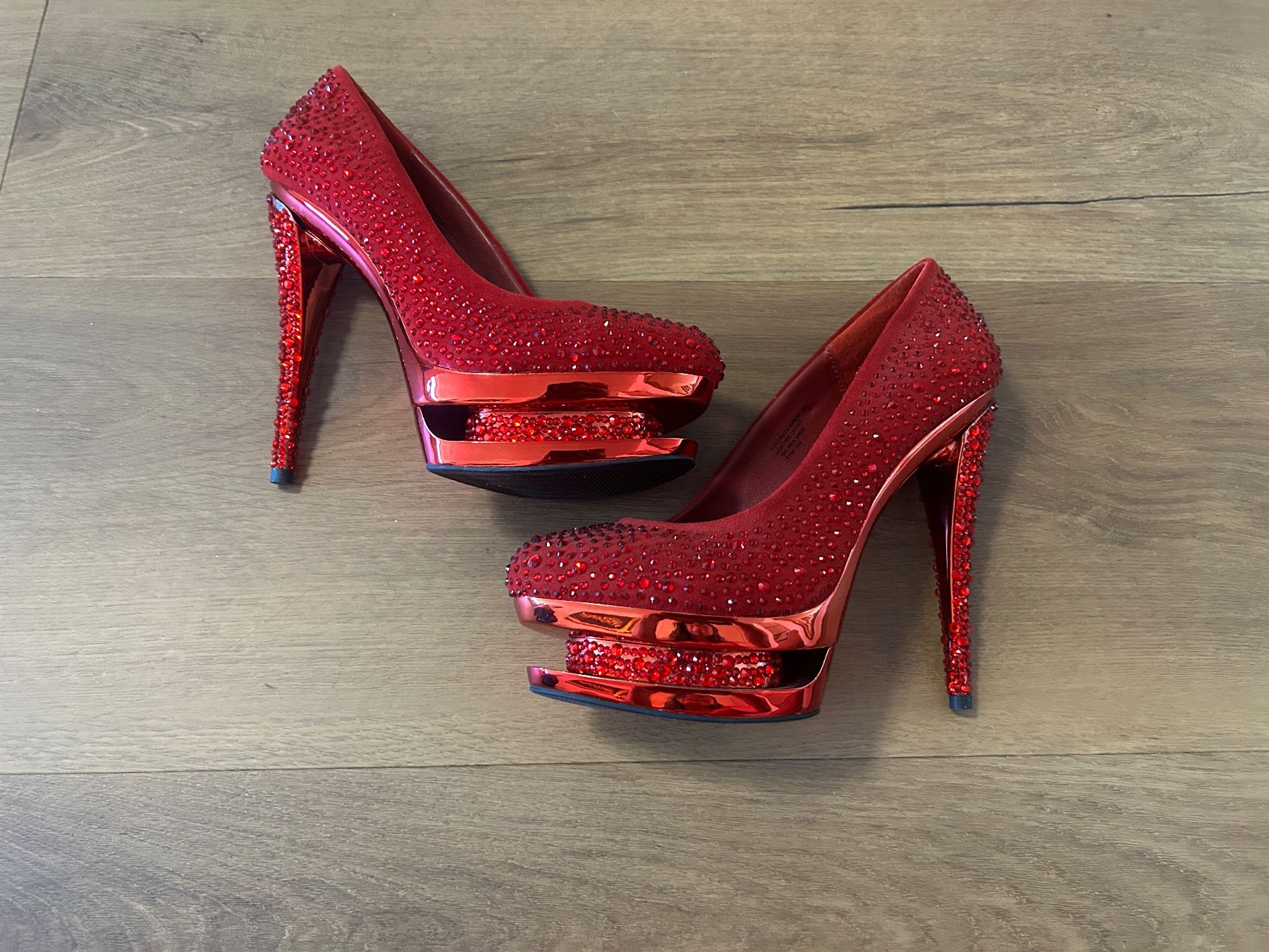 Scarpe da donna: Pleaser LUXUS DOUBLE-PLATFORM PUMPS Rot Gr 39 NEU – Nuovo e nell'imballaggio originale da Regensdorf venduto da Spyke55 7