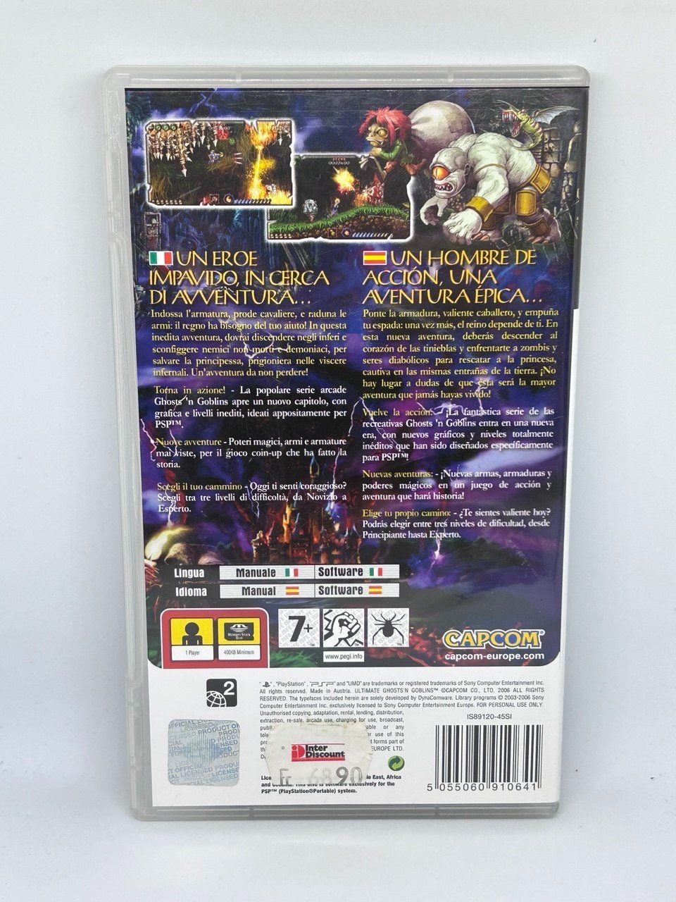 Sony Giochi: Ultimate Ghosts 'n Goblins per PlayStation Portable – Usato da Giubiasco venduto da LorisVale 1