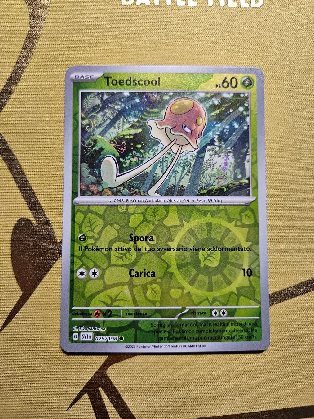 Pokémon Carte collezionabili: Scarlet & Violet - Toedscool – Usato da Bellinzona venduto da Pokemarco