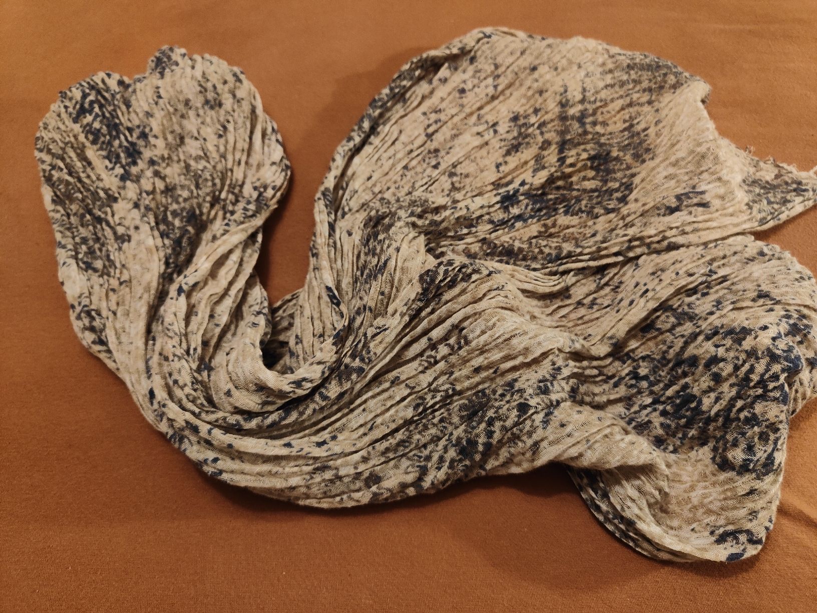 Foulard & Sciarpe: Schicker Leinenschal gemustert – Usato da Hinwil venduto da her_2t5p 1