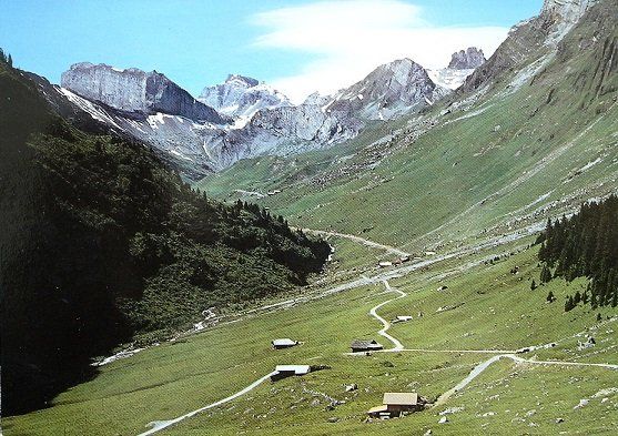 Ansichtskarten: KANDERSTEG Ueschinental – Gebraucht aus Jona von philajona