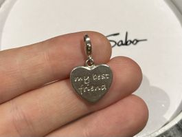 Thomas Sabo Charm Herz Silber "my best friend" ❤️