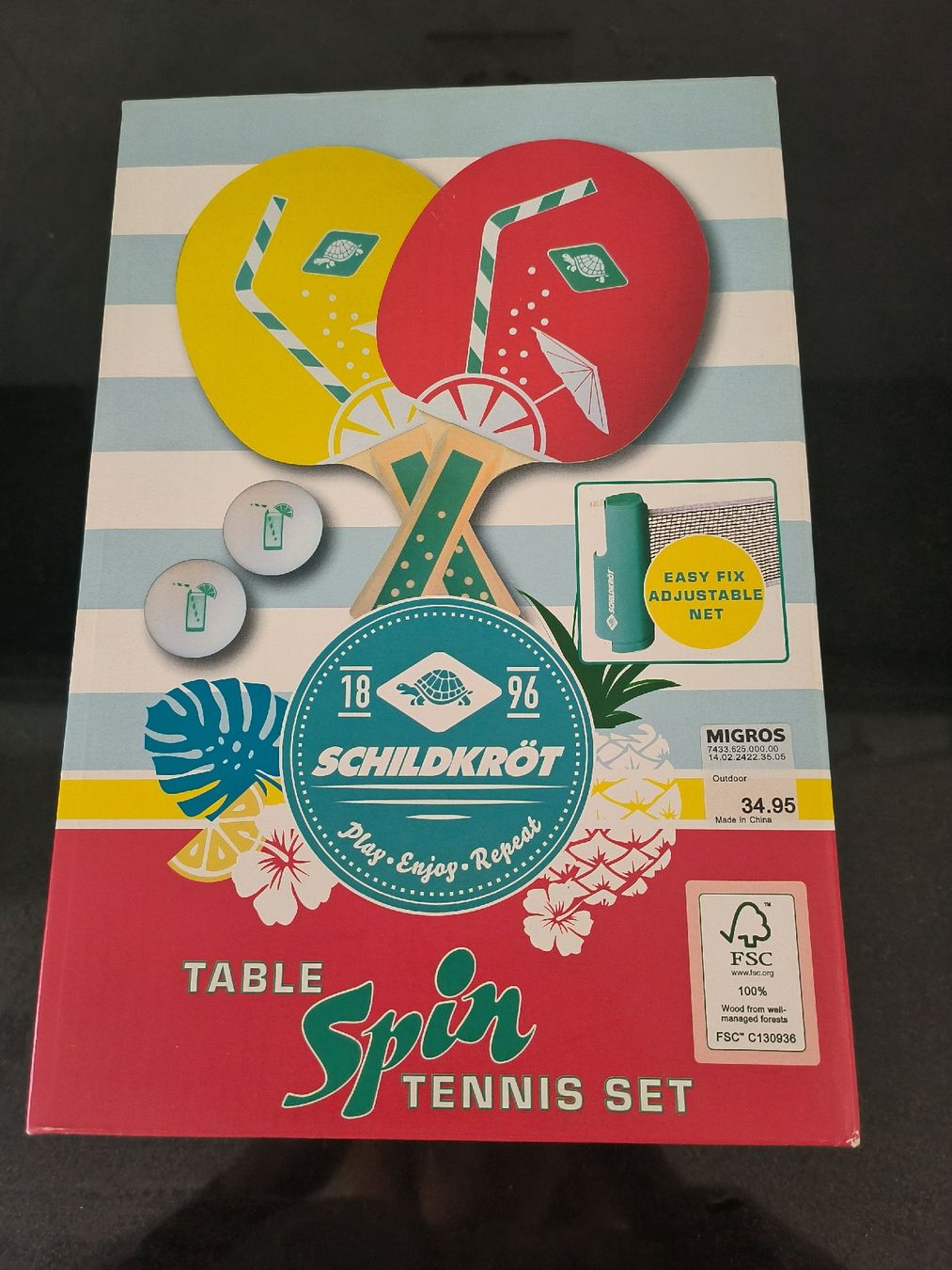 Racchette: Table Spin tennis set Neuf,                 NP 34.95 CHF – Nuovo e nell'imballaggio originale da Carouge GE venduto da pro_xrm5