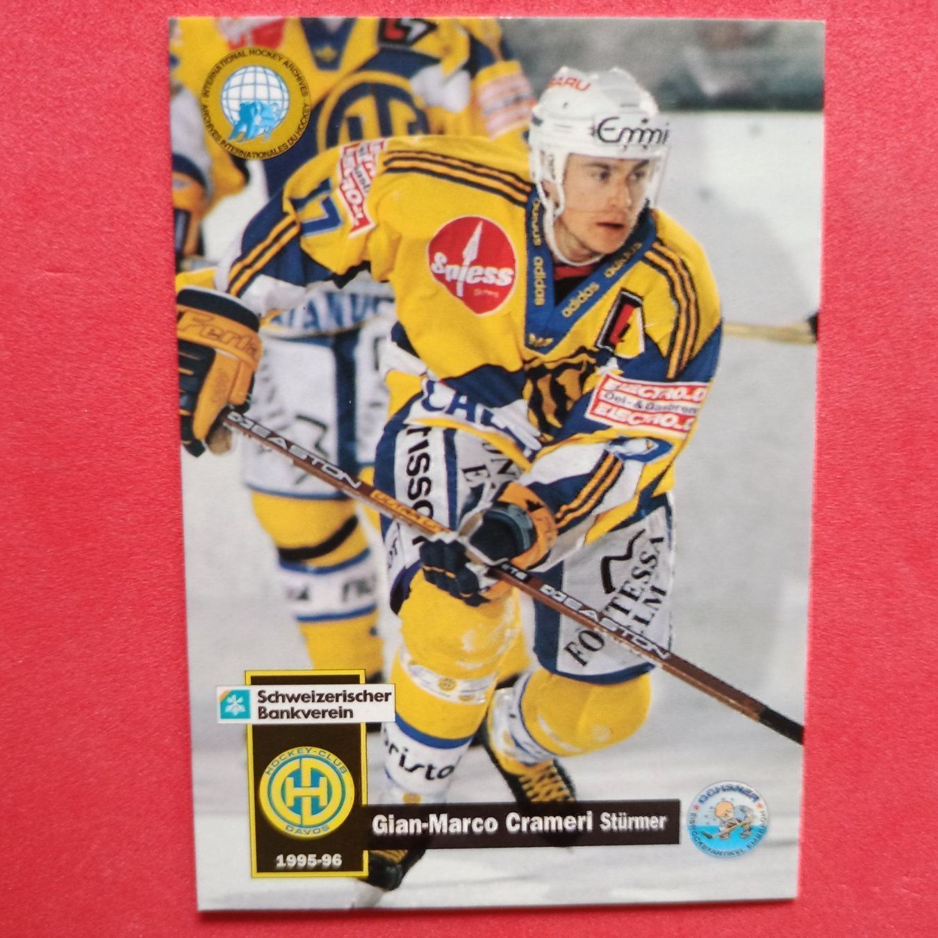 Carte collezionabili: Gian-Marco Crameri - HC DAVOS - 1995/96 – Usato da Dübendorf venduto da kb86_MOVIE