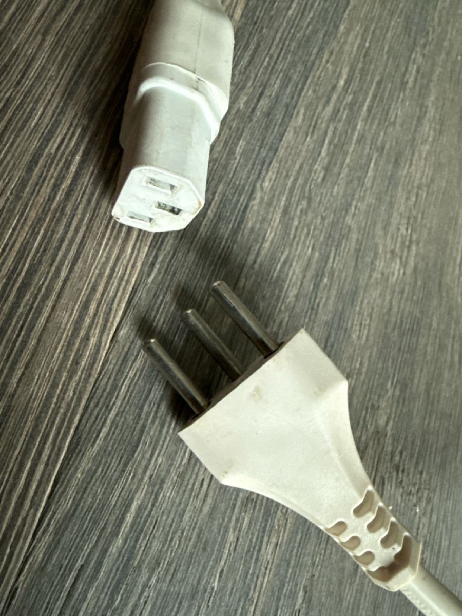 Cavi: Stromkabel weiss mit Schweizer Stecker Typ J gebraucht – Usato da Euthal venduto da 99Antik
