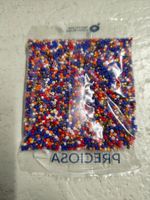 Preciosa Rocailles Perlen Perles in blau rot im 50g Tütchen