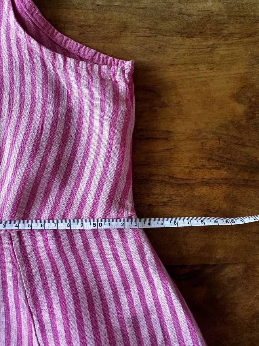 Kleider: Robe rayée en lin rose taille 46 – Neu (gemäss Beschreibung) aus Châtelaine von Alexandra.jankowski 5