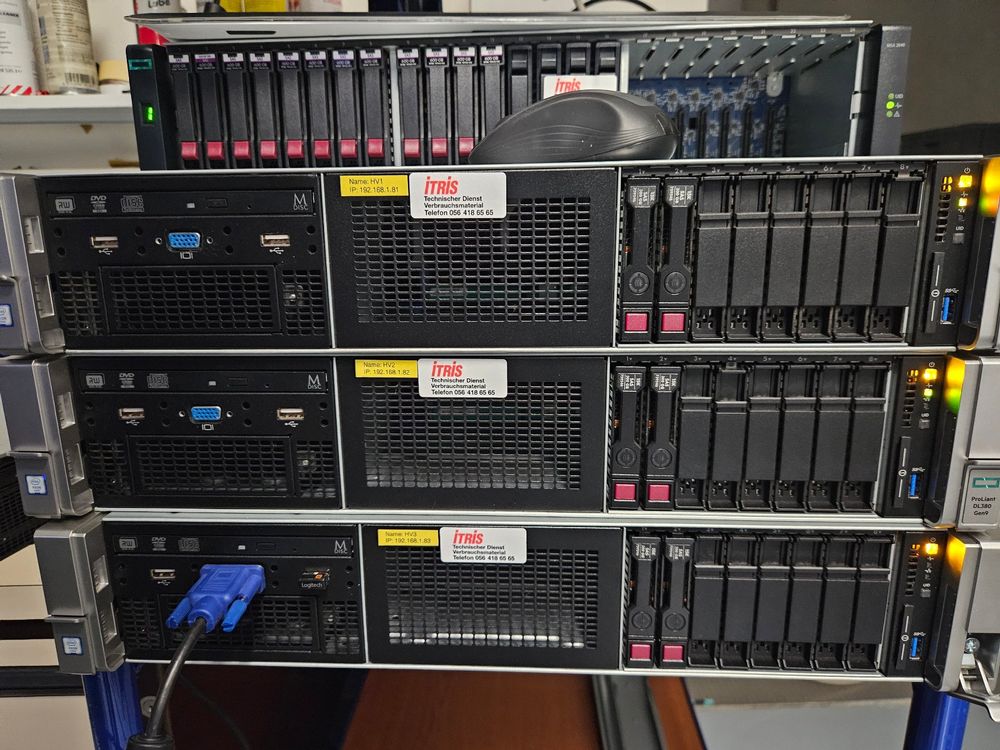 HPE Server Cluster - 3x DL380 G9 Server & MSA 2040 Storage (Gebraucht ...