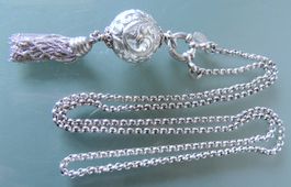 SHEHERAZAD Zürich Silber 925 Halskette mit Anhänger 90 cm