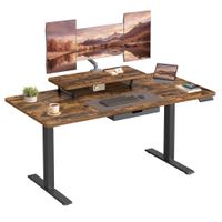 Höhenverstellbarer Schreibtisch elektrisch 140x70cm SOLANA