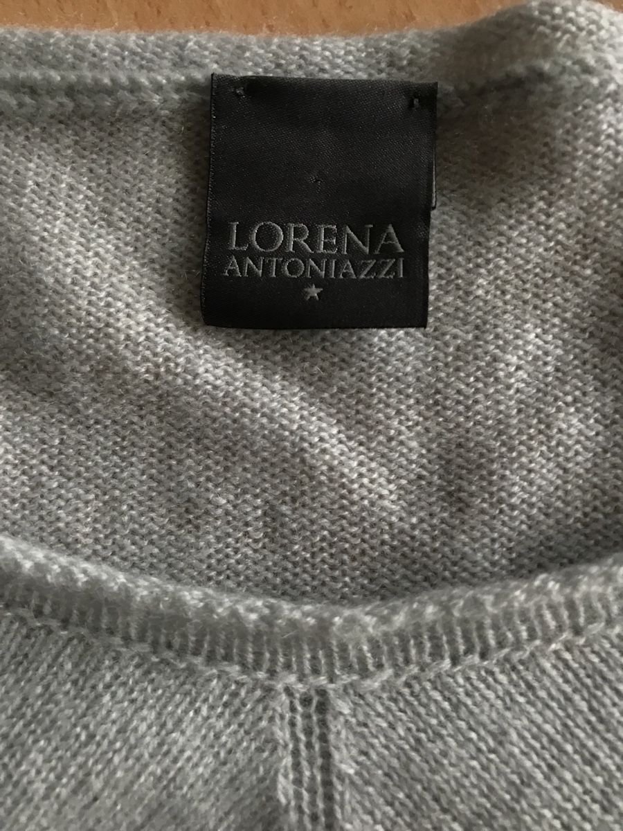 Pullover & Sweatshirts: Pull Cachemire Lorena Antoniazzi, T38 CH, gris bleu clair – Neu (gemäss Beschreibung) aus Morges von sandy069 3