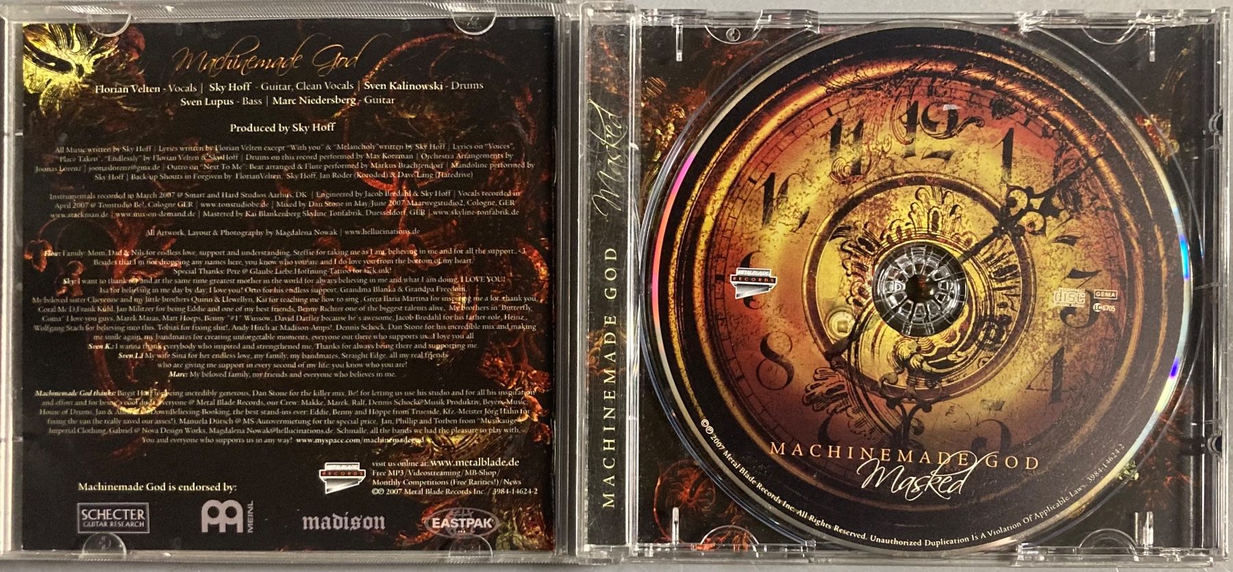 CD: MACHINEMADE GOD - MASKED – Usato da Poliez-Pittet venduto da Newtown-Records 2