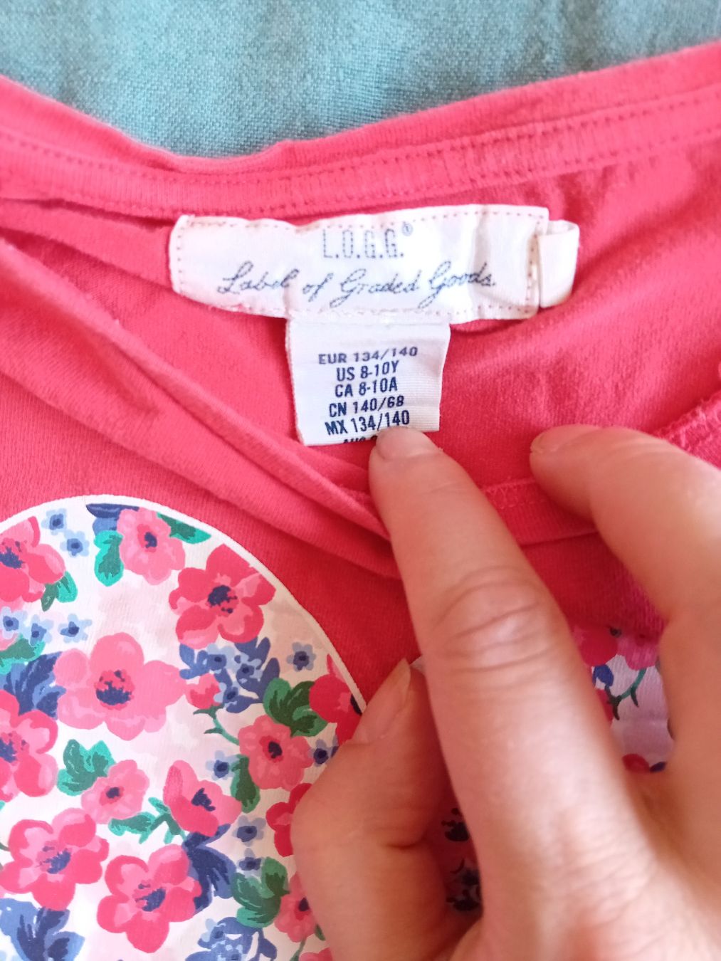 H&M Blusen, T-Shirts & Tops: Mädchen T-Shirt L.O.G.G. rosa, 134/140 – Gebraucht aus Romanshorn von milenva 1