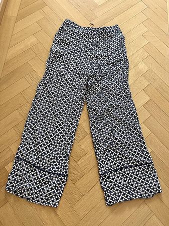 Palazzohose Sommerhose aus Satin von Zara in Gr M