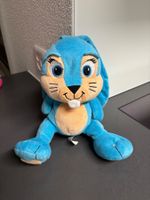Plüschtier Hase blau Migros Plüschhase Kuscheltier Neuwertig