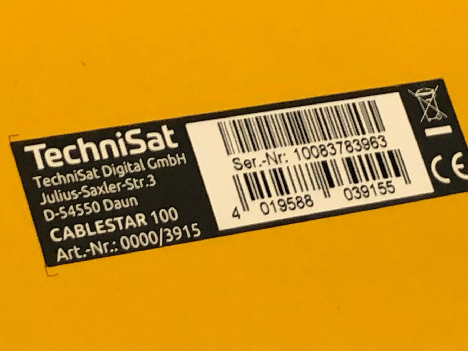 Technisat Radios: Cablestar 100 Technisat Digital Cable-Radio – Neuf avec emballage d'origine à Neerach par Arbimus 3