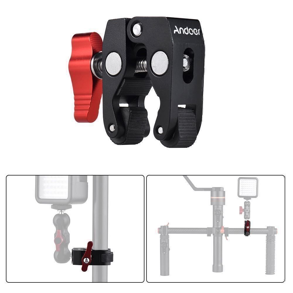 Treppiedi & Teste: ✅ Multifunktion Super Clamp Andoer – Nuovo e nell'imballaggio originale da Wittenbach venduto da ChinaSeidenstrasse 4