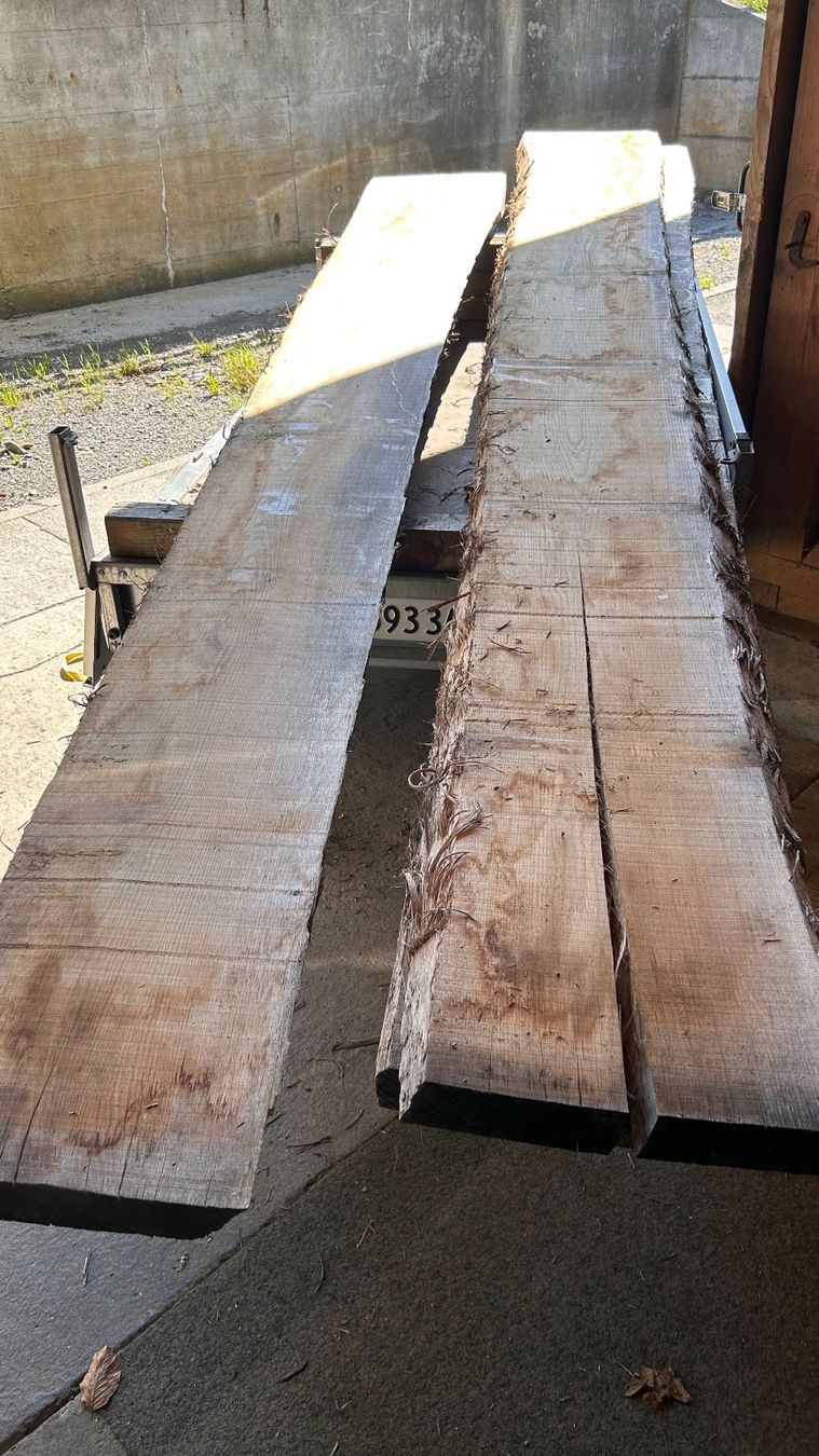 Articoli in legno: Eiche Klotzbrett 70mm Eichenholz Brett Stamm – Usato da Reichenbach i. K. venduto da Arve70 3