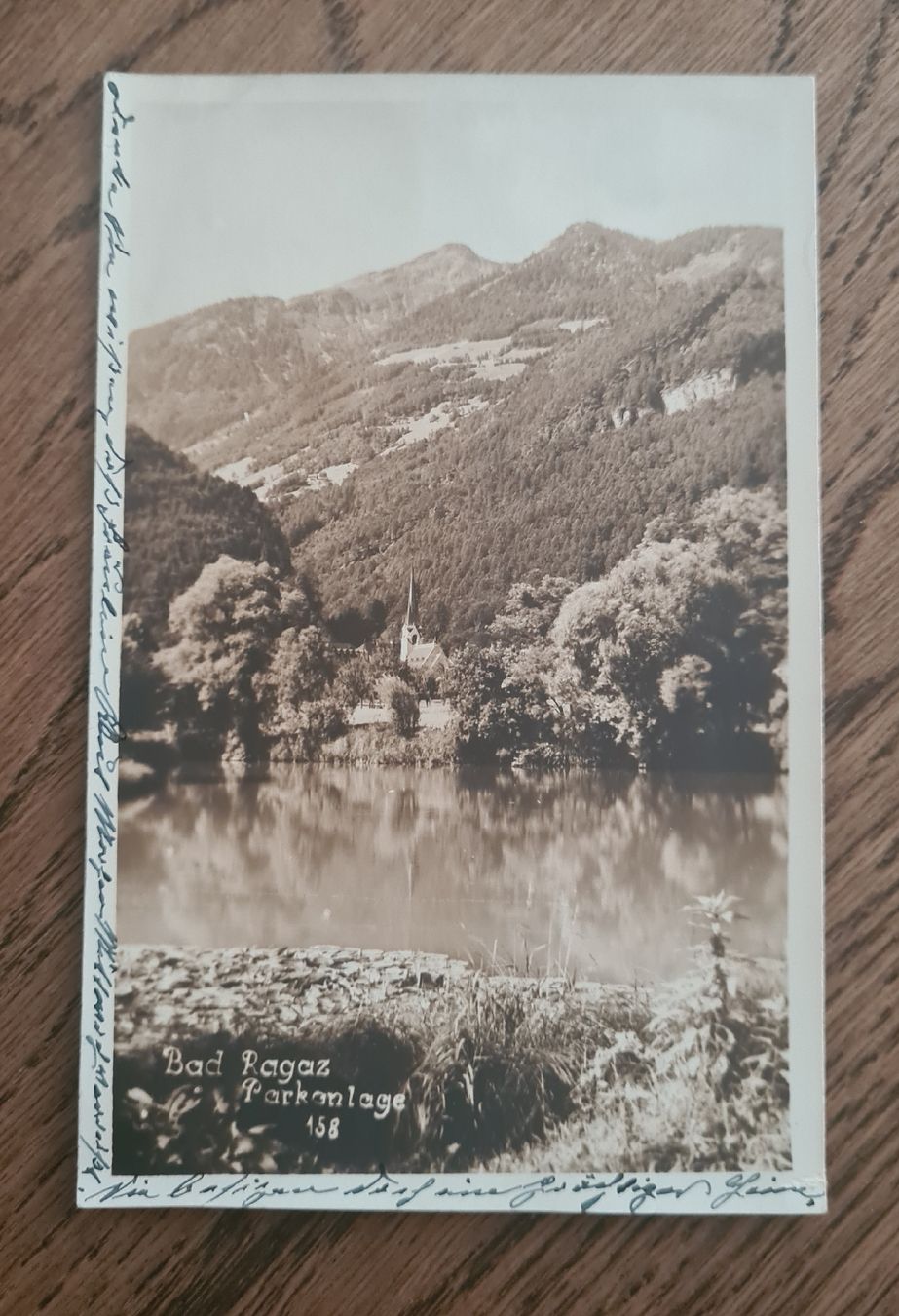Ansichtskarten: Bad Ragaz 1927 – Gebraucht aus Ebikon von Donar50