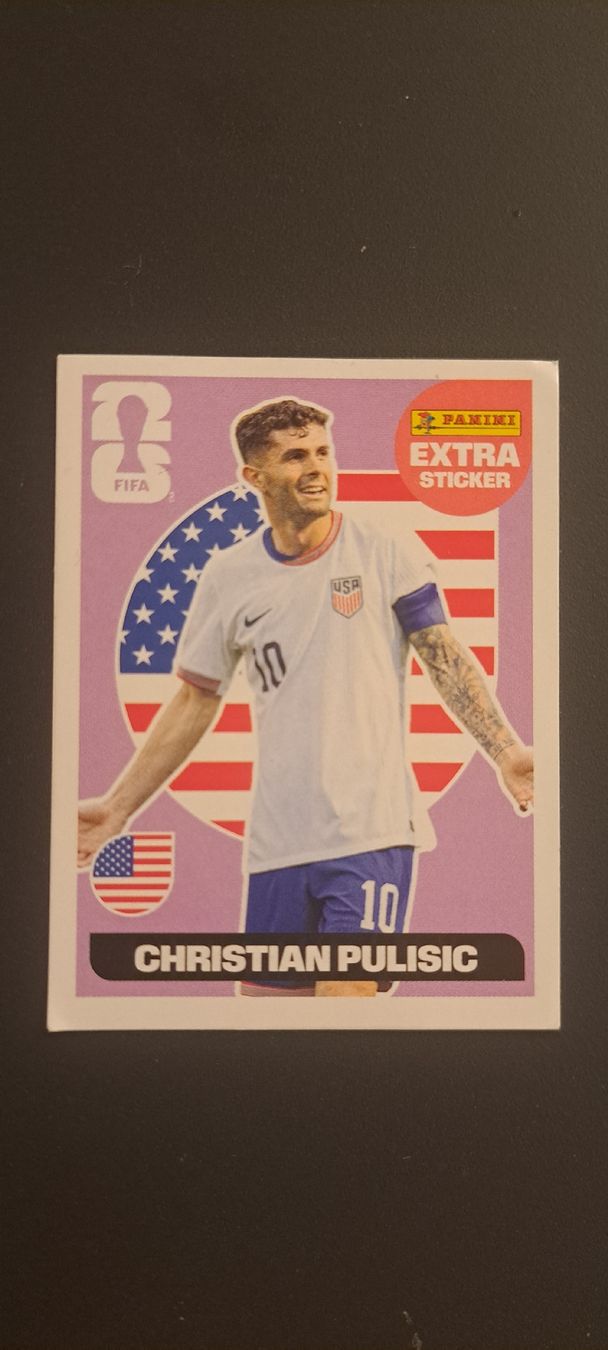 Panini Carte collezionabili: Christian Pulisic extra sticker – Usato da Nesslau venduto da rwi_z5cm